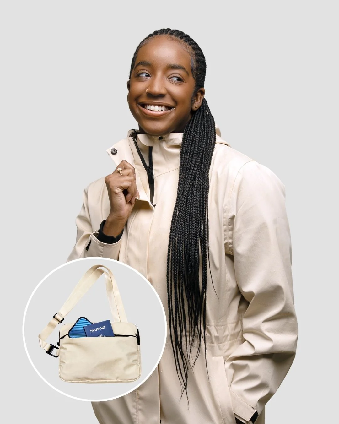 Satin-Lined Packable, Waterproof Lite Rain Jacket - Image 11