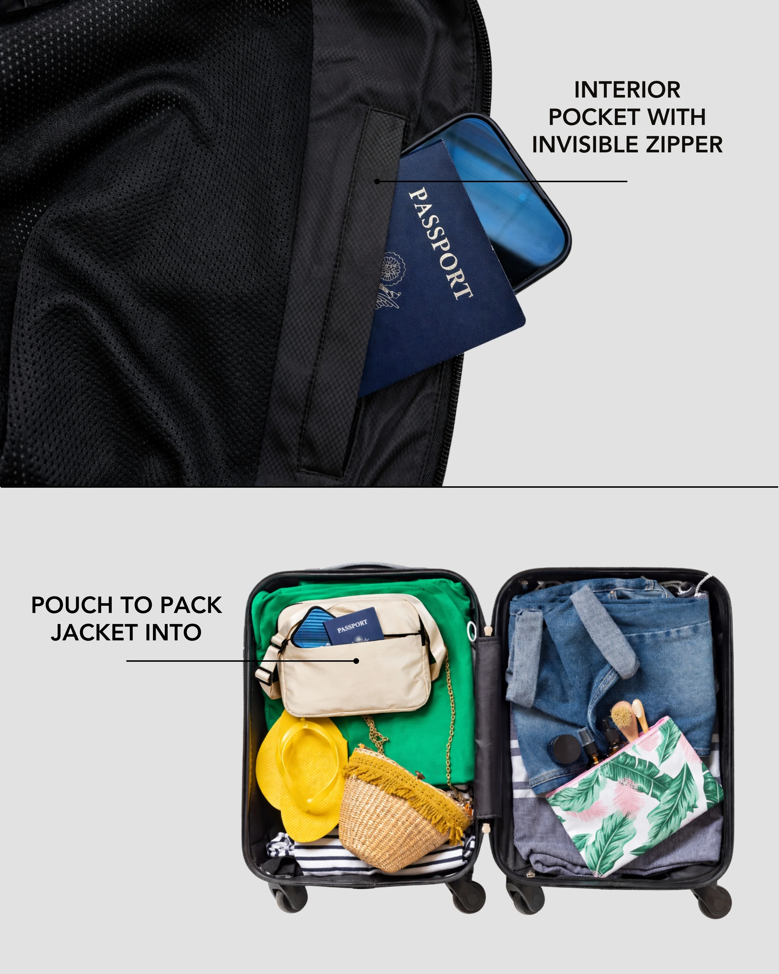 Satin-Lined Packable, Waterproof Lite Rain Jacket - Image 5