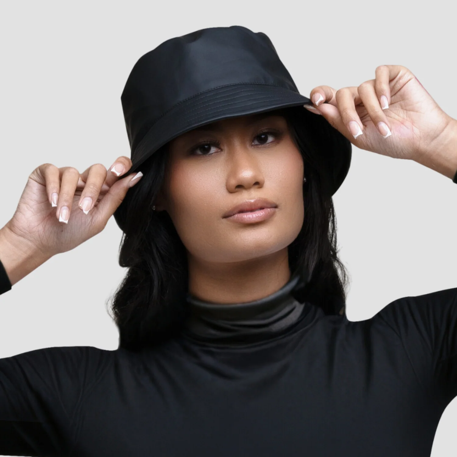 Satin-Lined, Waterproof Matte Bucket Hat - Bundle (2) - Image 2