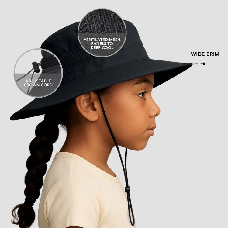 Satin-Lined, Waterproof Kid's Sun Hat - Image 7