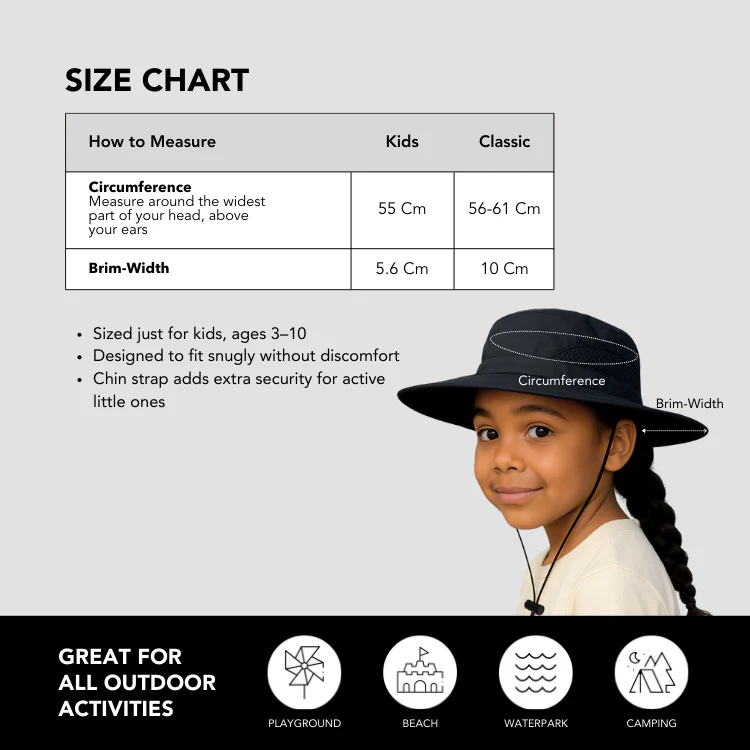 Satin-Lined, Waterproof Kid's Sun Hat - Image 8