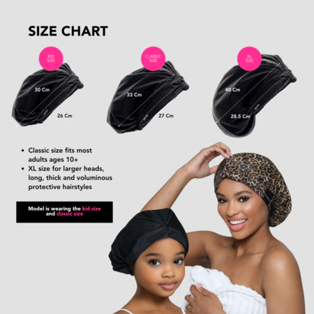 The Ultimate Hair Protection Trio: Shower Cap + Sleep cap + Twist-Front Headband - Image 6