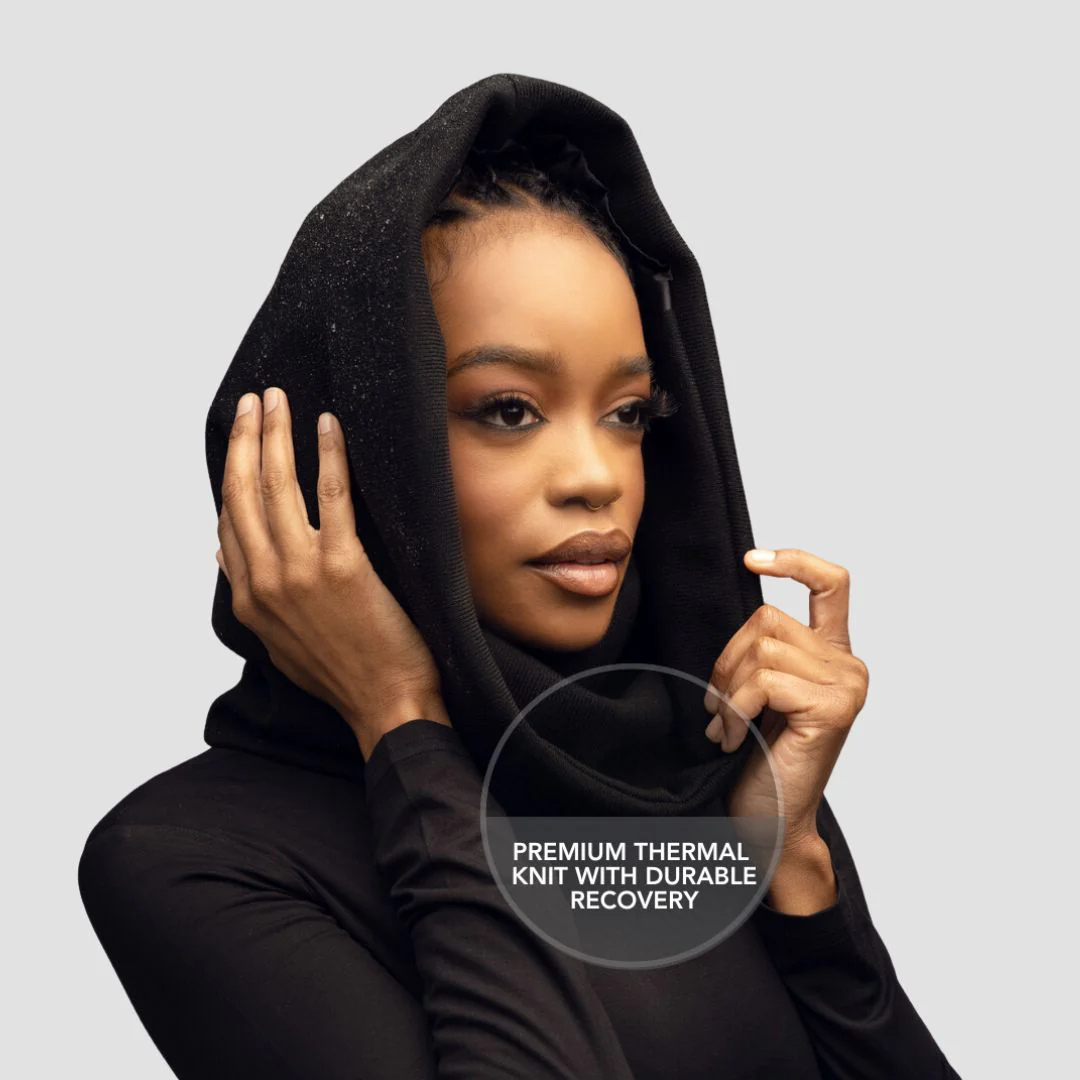 Satin Lined, Waterproof Infinity Rain Scarf - Image 5