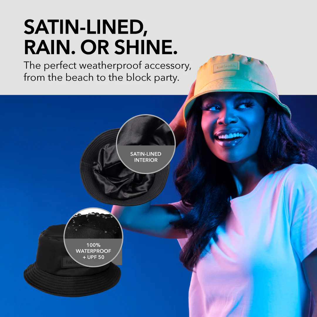 Waterproof, Satin-Lined Bucket Hat - Image 3